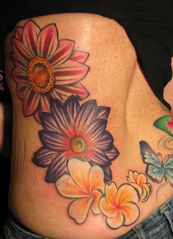 Cindy's Flower Tattoo by Kristel Oreto TattooNOW